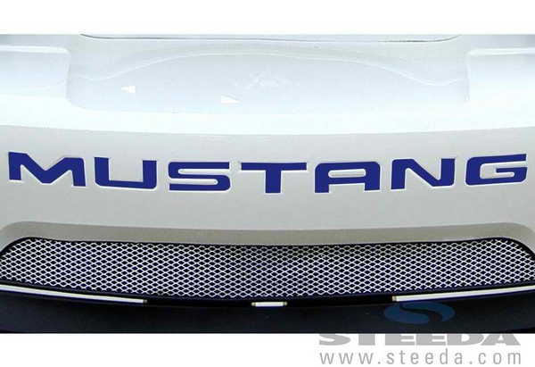 Steeda Mustang Rear Bumper Insert Decal - Blue (99-04)